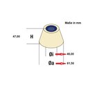 Rundluftfilter 61.5 x 46 x 47 mm ROBIN EY10