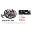 Starter B&S 695058, 591606 Lochkreis 210 mm...