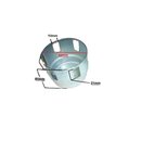 Starterglocke Honda GX120-160-200 Metallklinke...